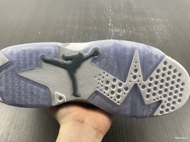 Rep TBkick Jordan Grey 6 Cool CT8529-100 Air 0526